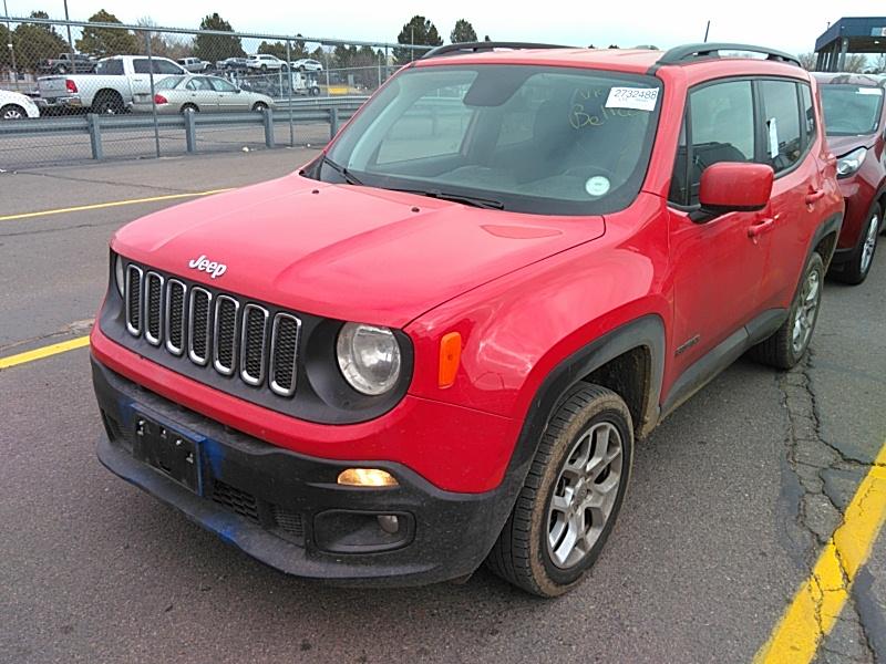 2018 Jeep Renegade 2.4. Lot 99913209124 Vin ZACCJBBB2JPJ19794