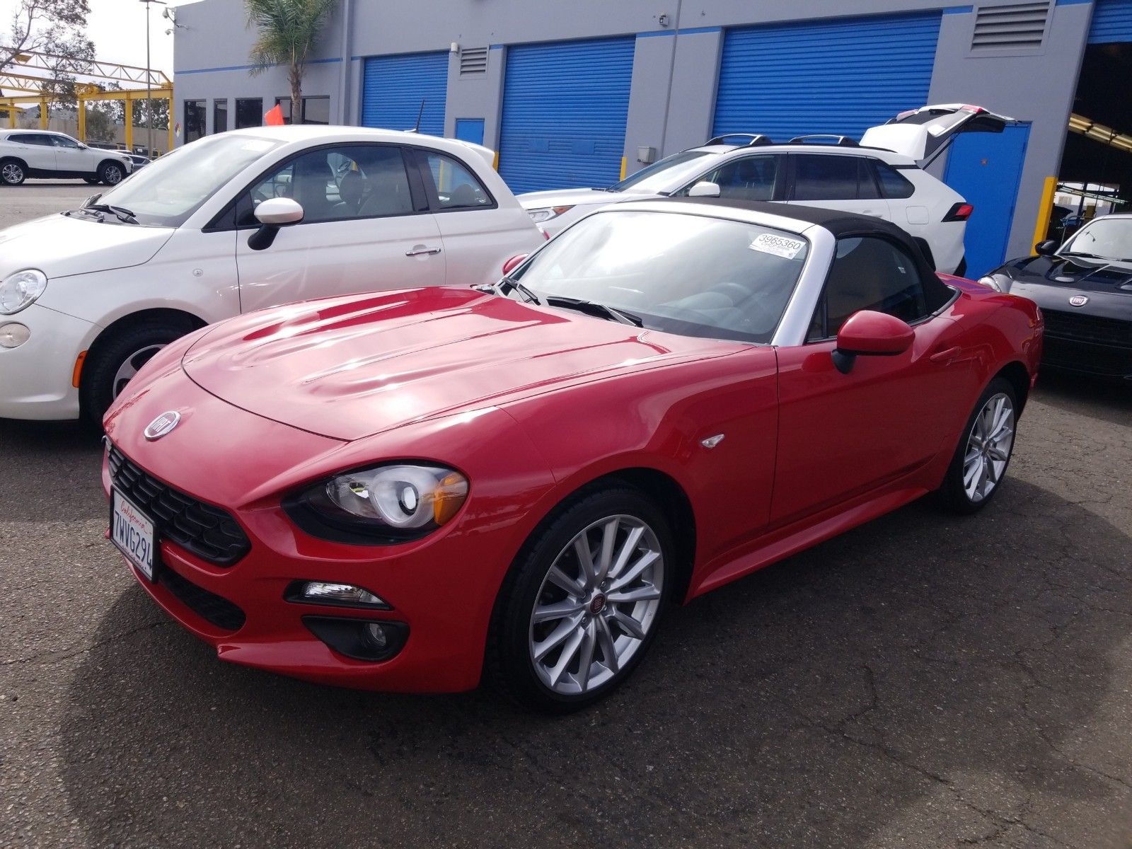 2017 Fiat 124 spider 1.4. Lot 99914078177 Vin JC1NFAEK7H0107933