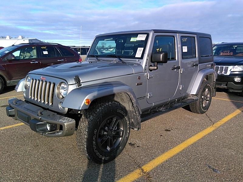 2016 Jeep Wrangler unlimited 3.6. Lot 99913565038 Vin 1C4BJWEG5GL248915
