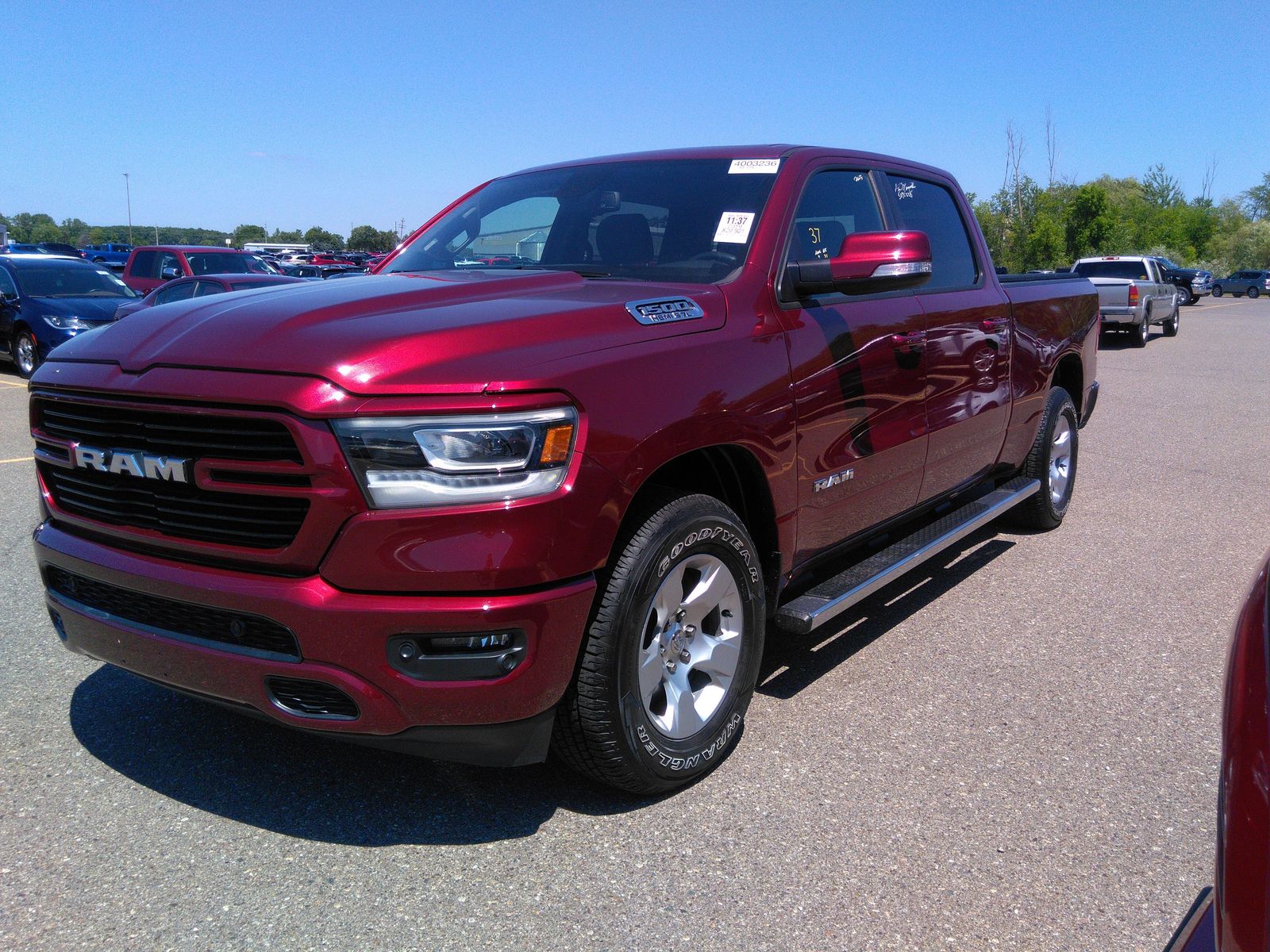 2019 Ram 1500 5.7. Lot 99913651837 Vin 1C6SRFMT2KN659331