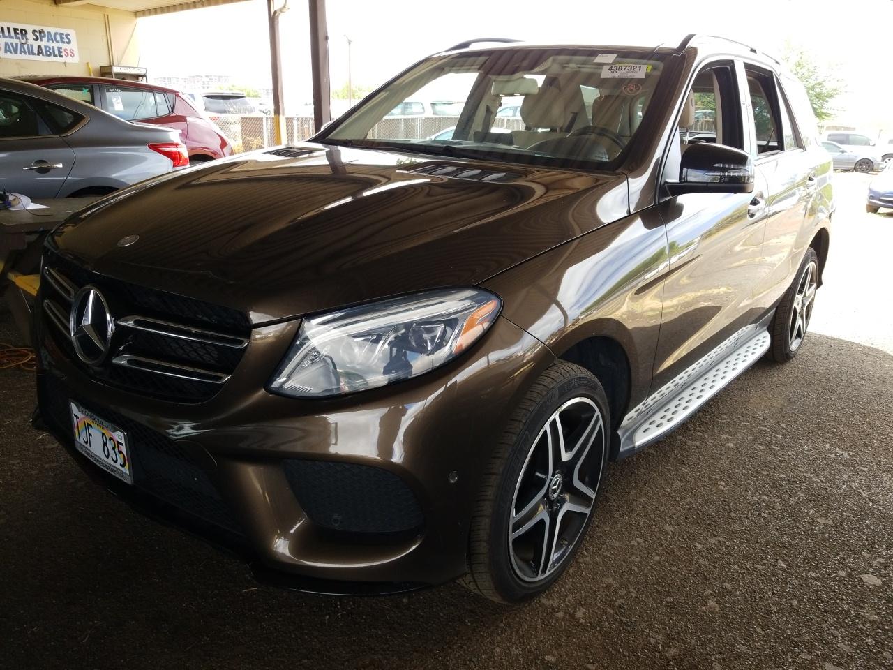 2017 Mercedes-benz Gle 3.5. Lot 99911017581 Vin 4JGDA5JB5HA938315