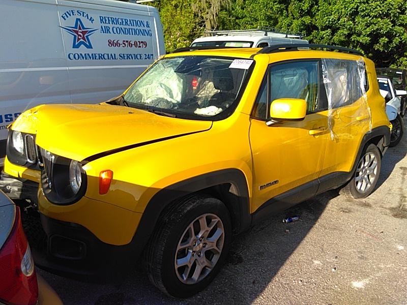 2017 Jeep Renegade 2.4. Lot 99914185982 Vin ZACCJABB6HPE88004