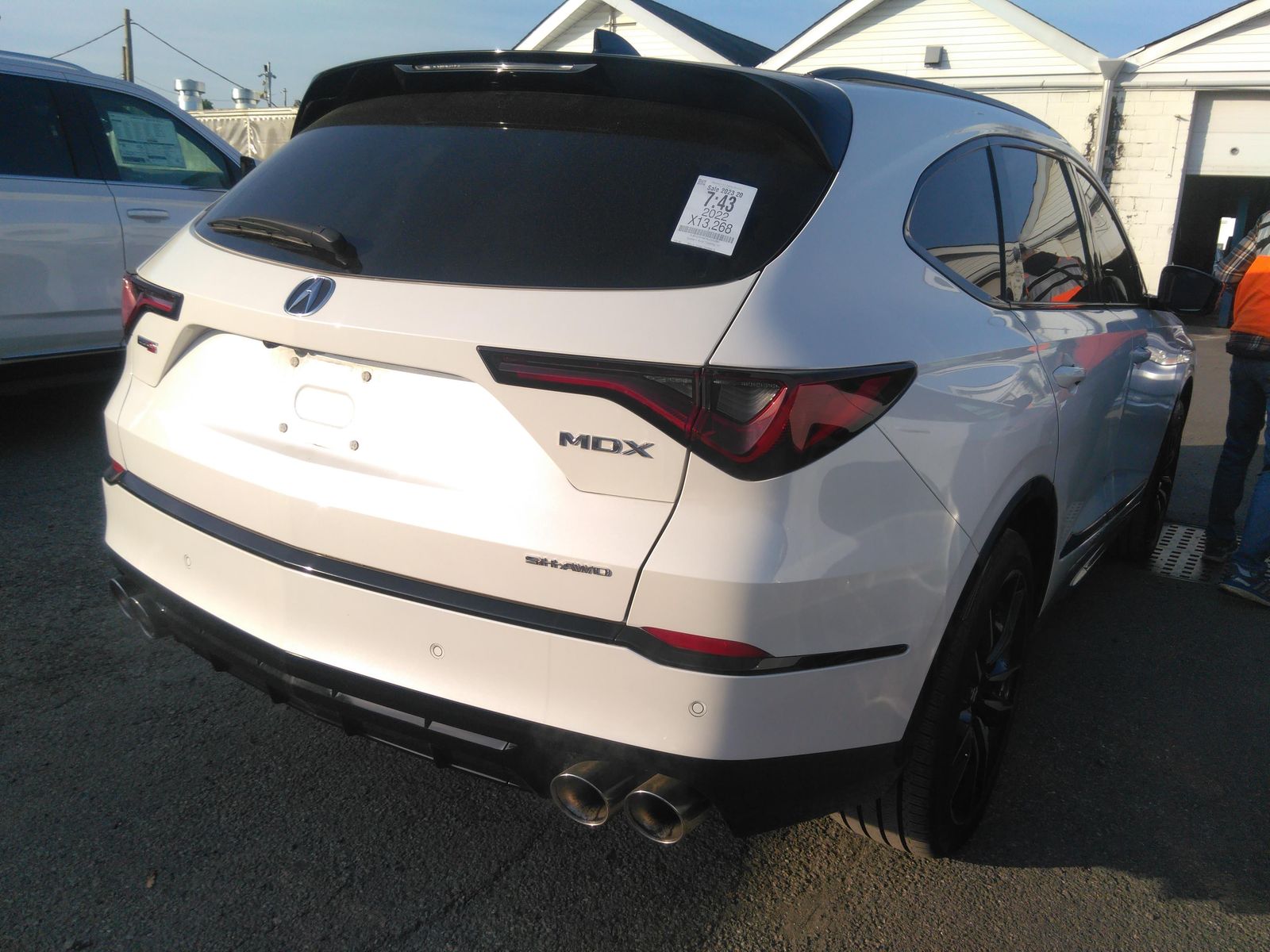 2022 Acura MDX VIN: 5J8YD8H82NL000380 from the USA - PLC Group