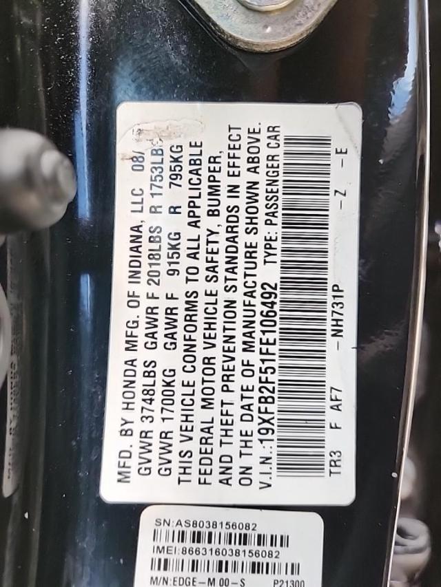 2015 Honda Civic LX FWD