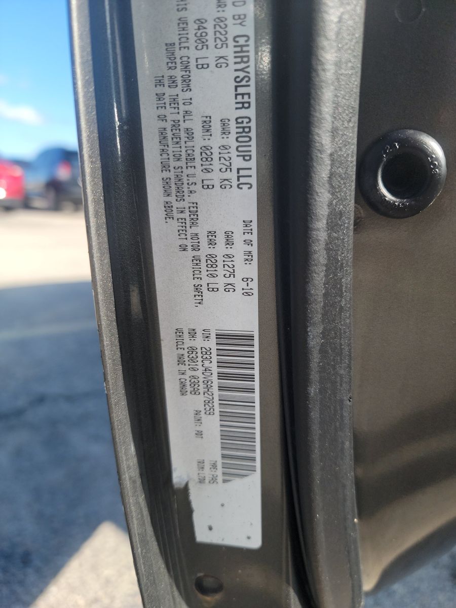 2010 Dodge Challenger SE RWD