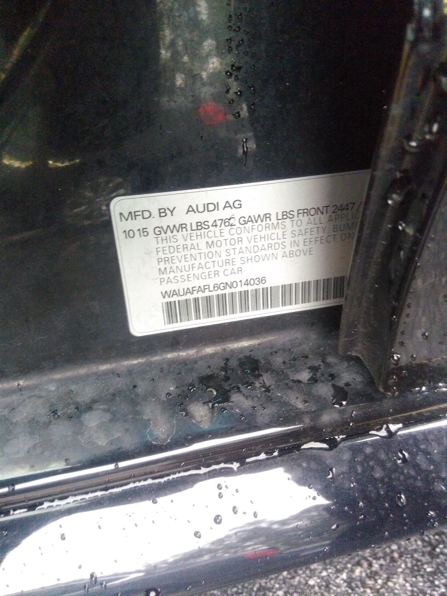 2016 Audi A4 Premium FWD