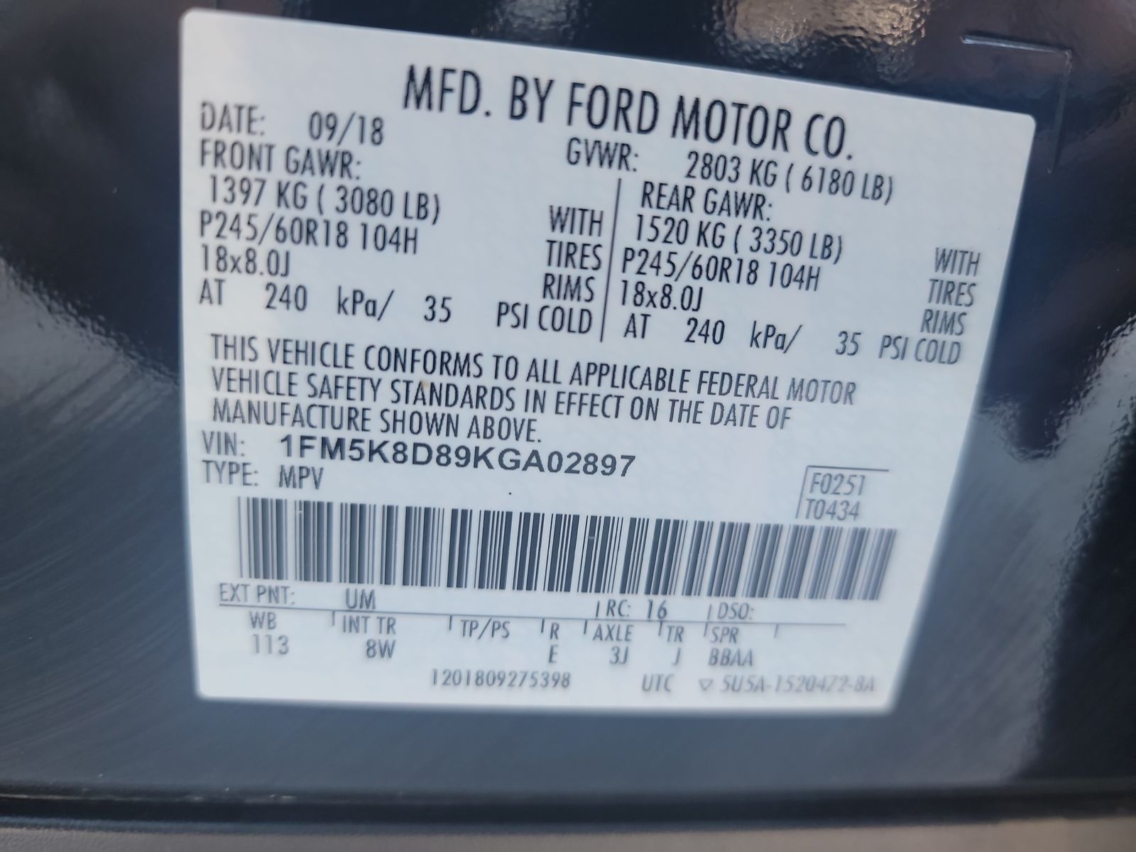2019 Ford Explorer XLT AWD