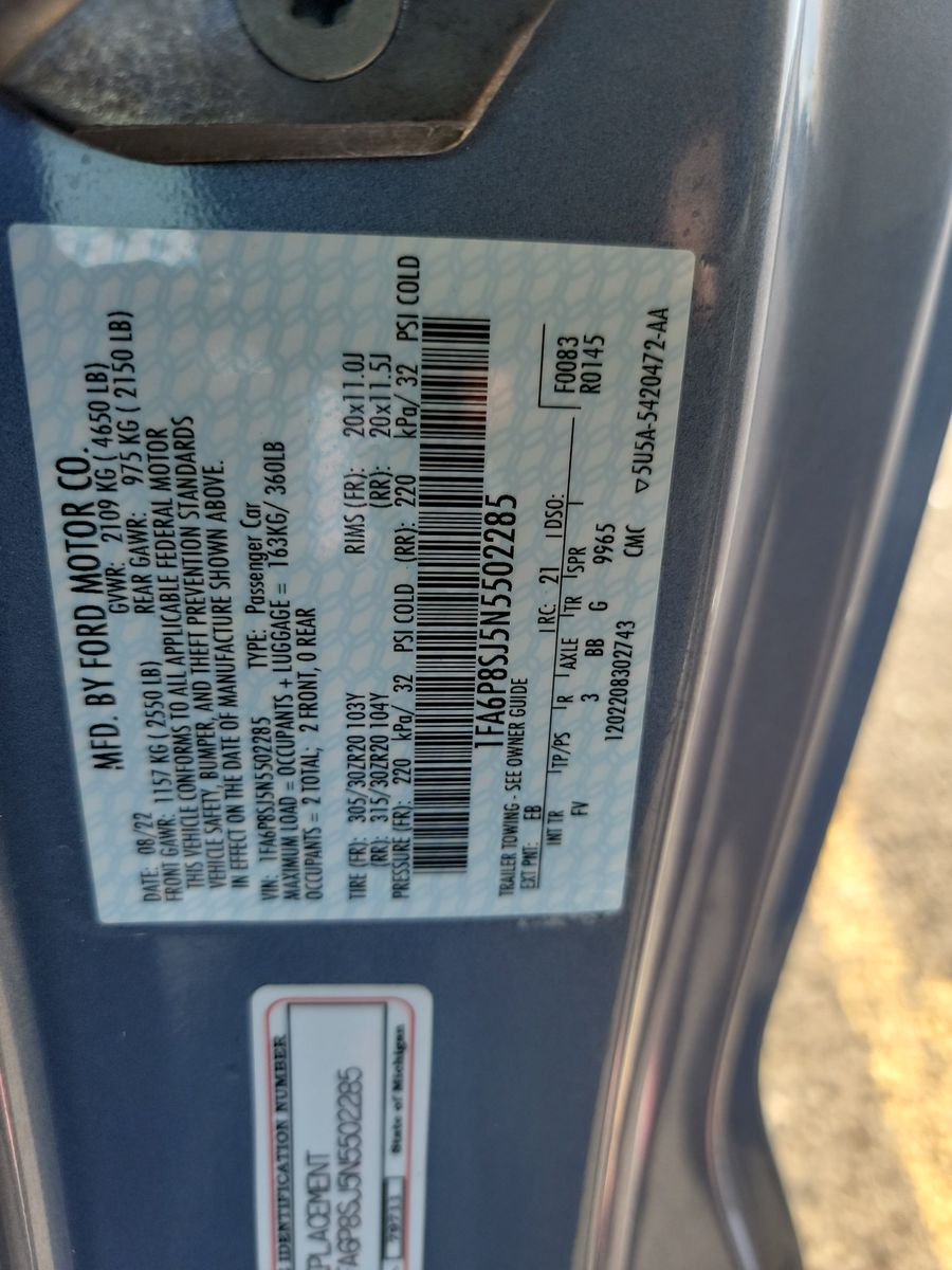 2022 Ford Mustang Shelby GT500 RWD