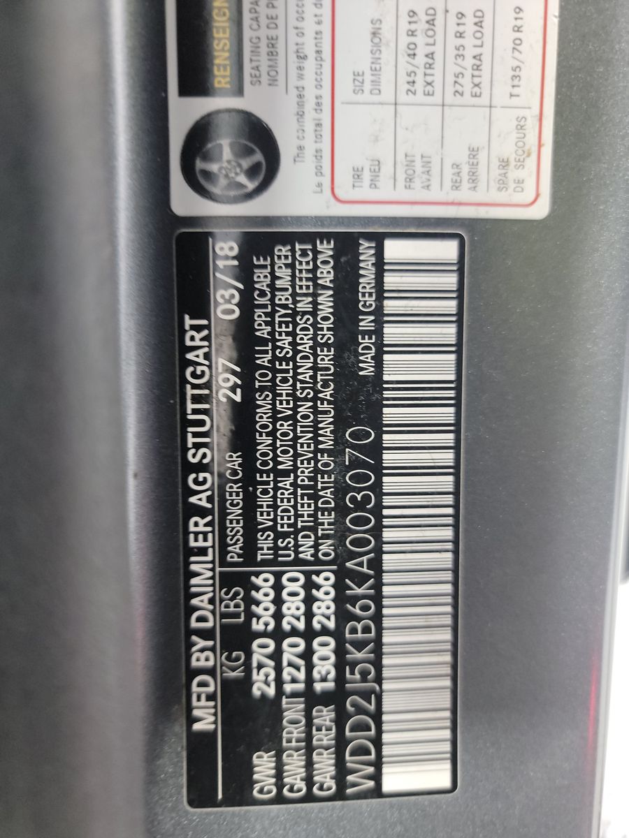 2019 Mercedes-Benz CLS-Class CLS 450 AWD