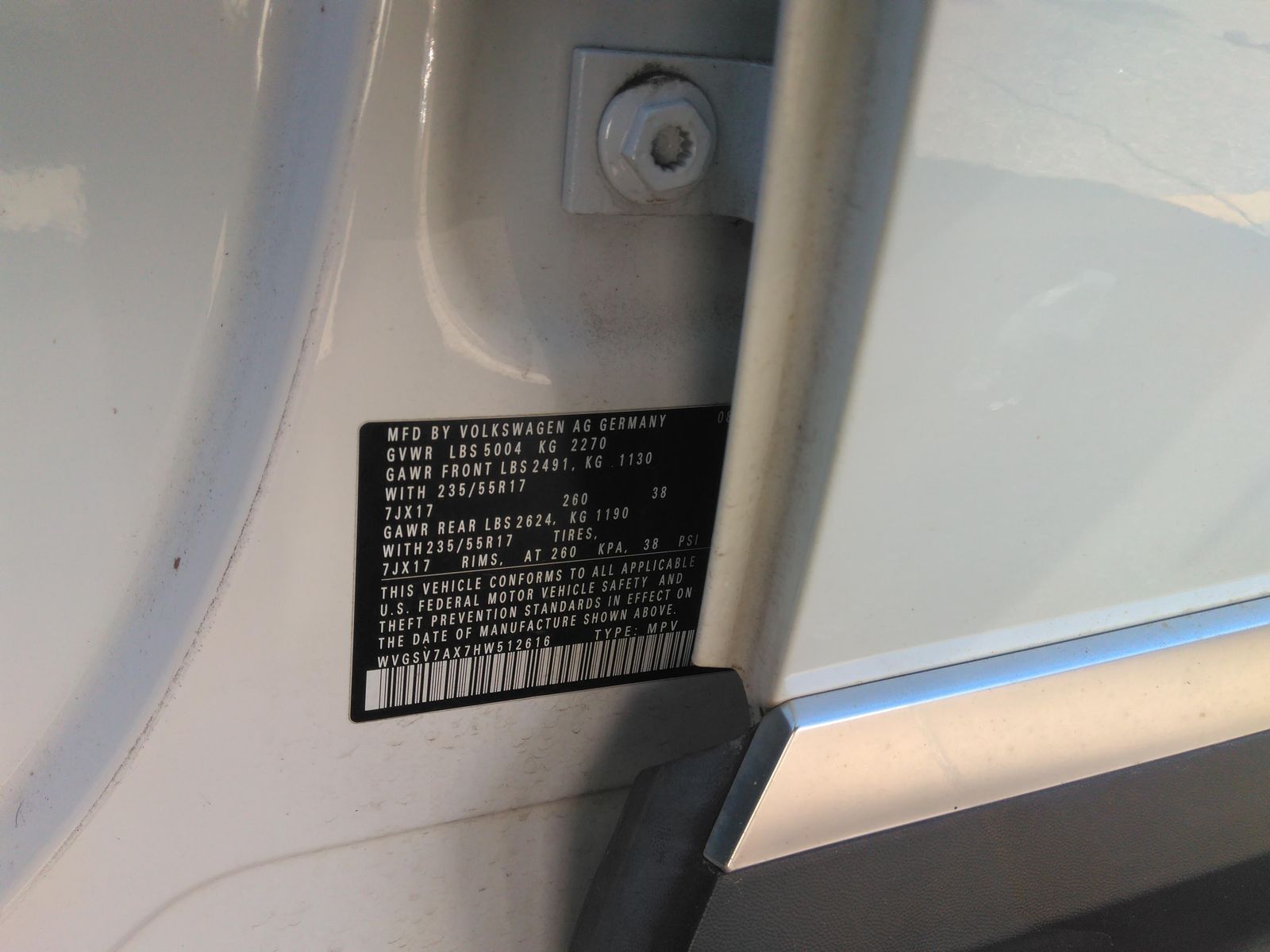 2017 Volkswagen Tiguan WOLFSBURG AWD