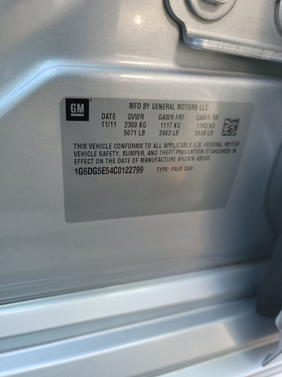 2012 Cadillac CTS LUXURY AWD