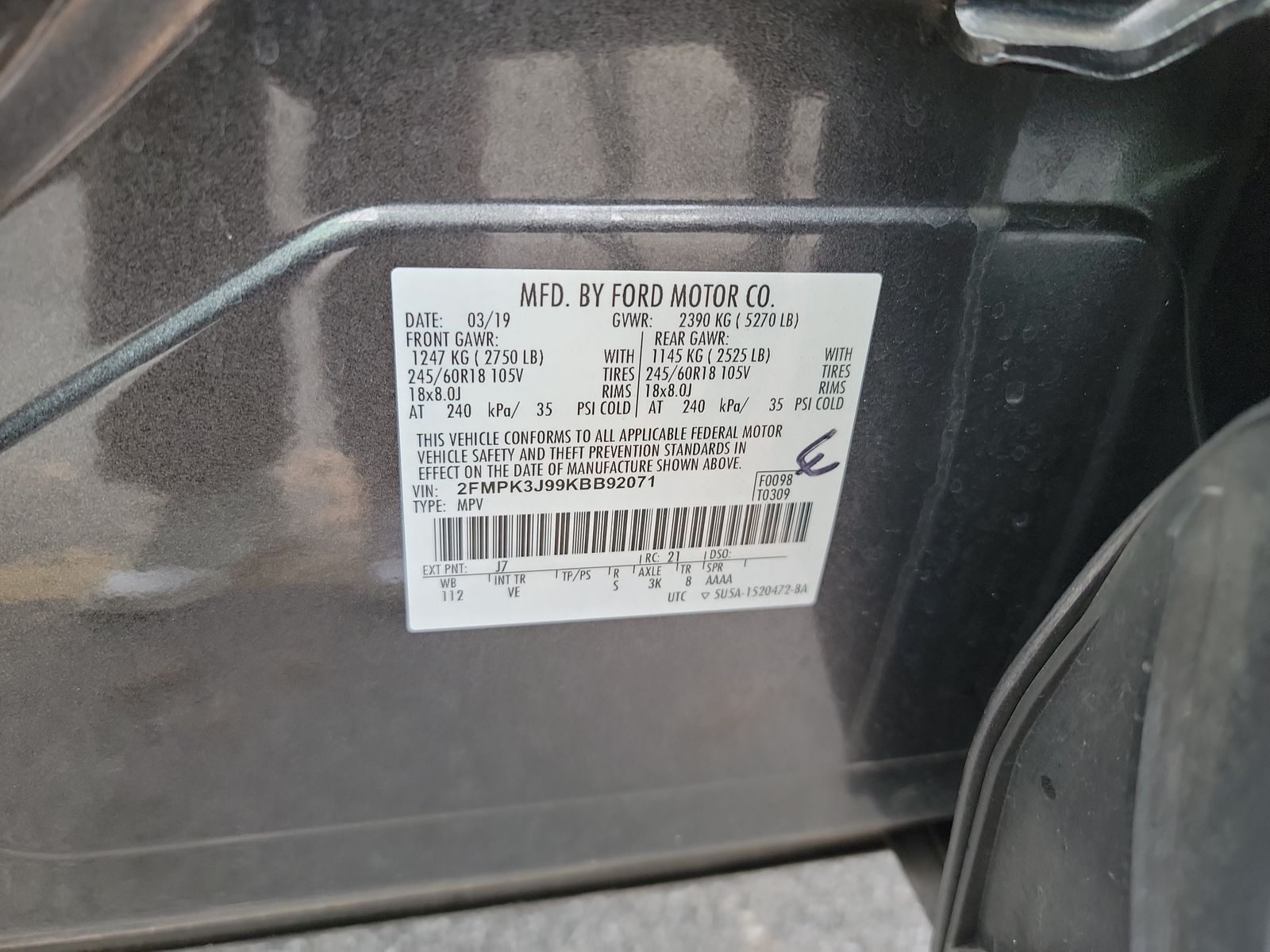 2019 Ford Edge SEL FWD