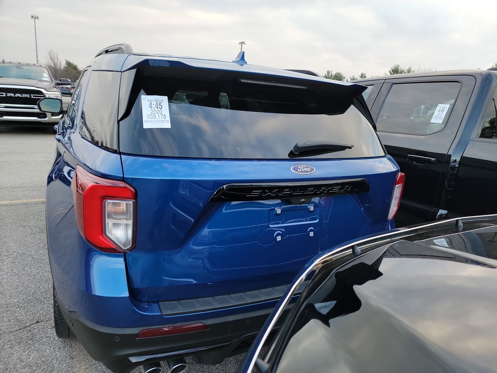 2020 Ford Explorer 1fm5k8gc3lga73577 from USA Auction