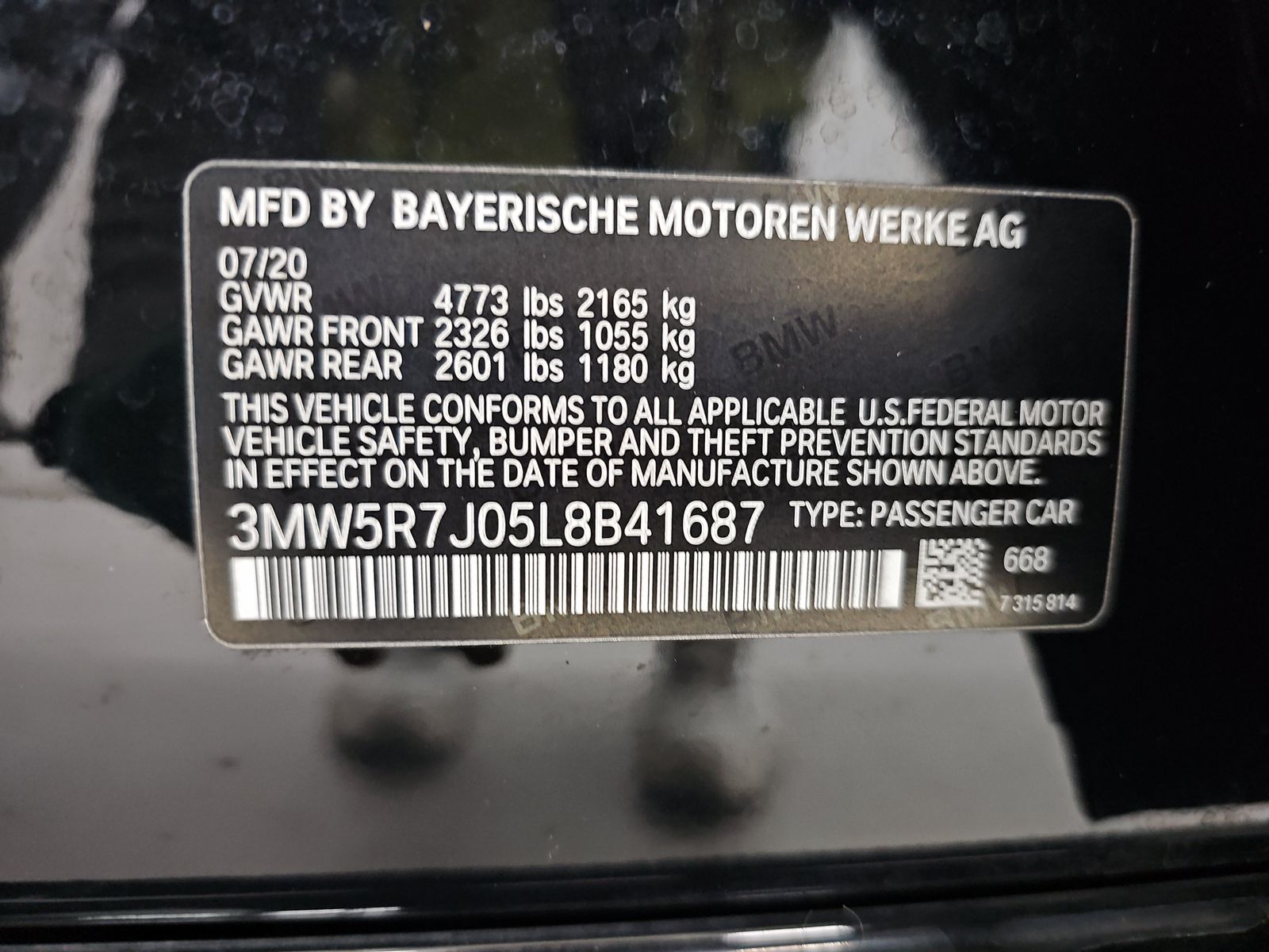 2020 BMW 3 Series 330IX LUX AWD