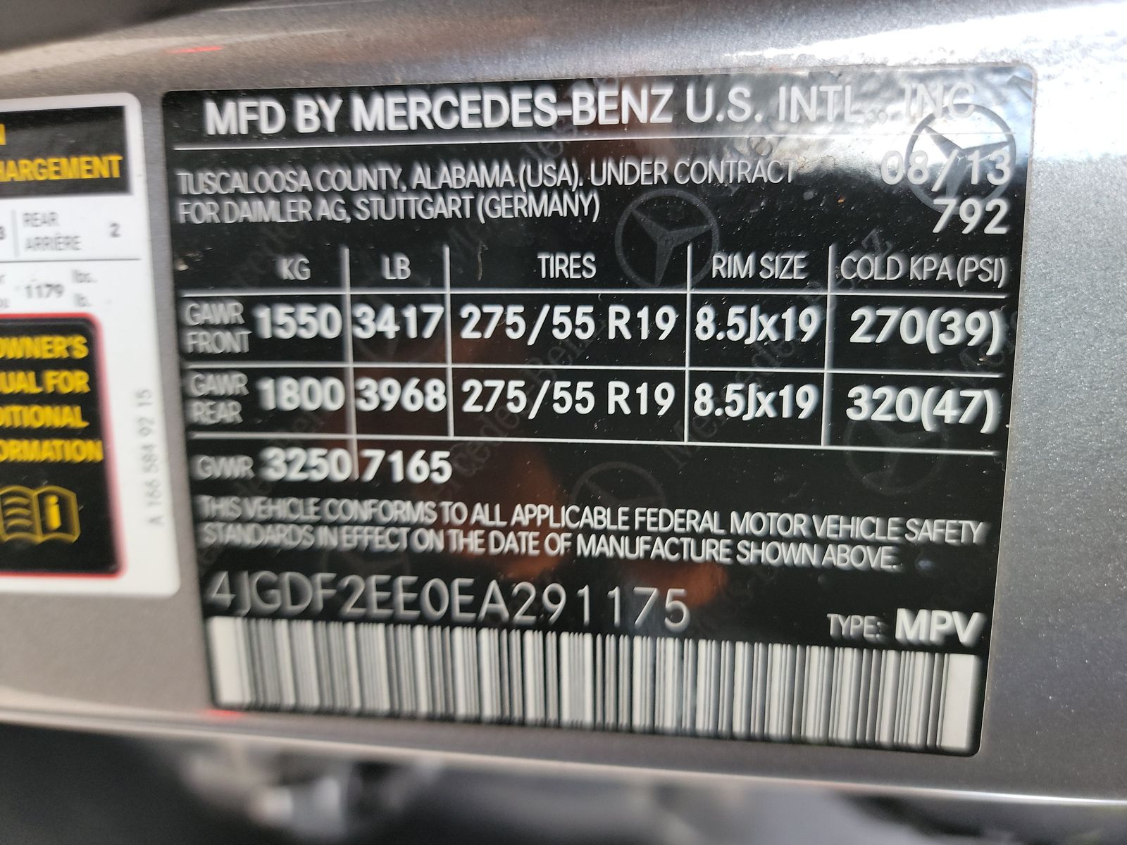 2014 Mercedes-Benz GL-Class GL350 BLUE AWD