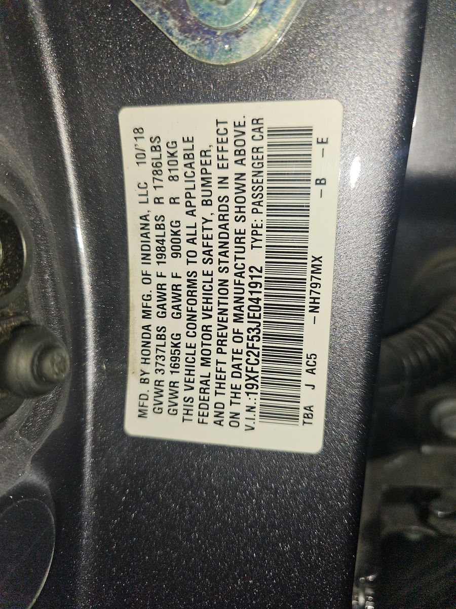 2018 Honda Civic LX FWD