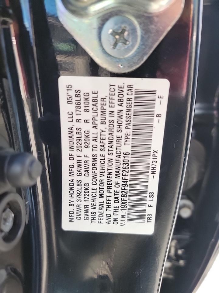 2015 Honda Civic EX-L FWD