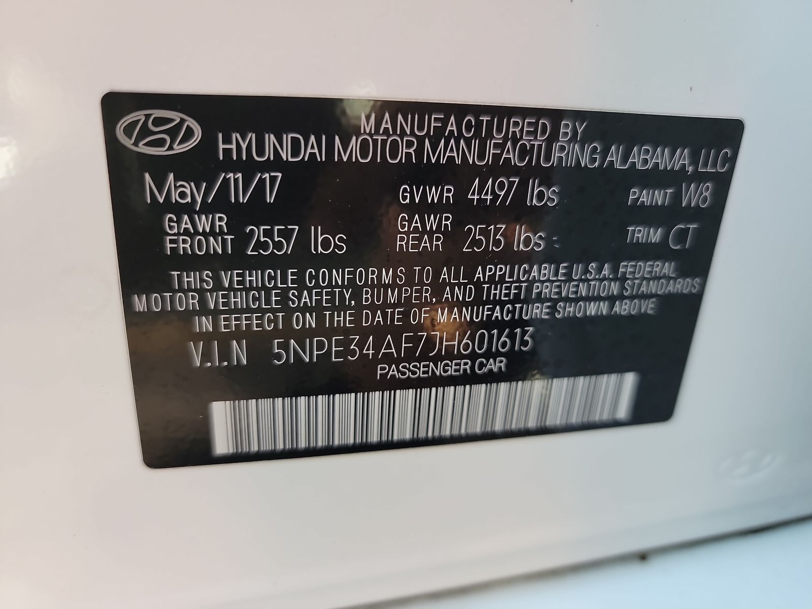 2018 Hyundai Sonata SEL FWD