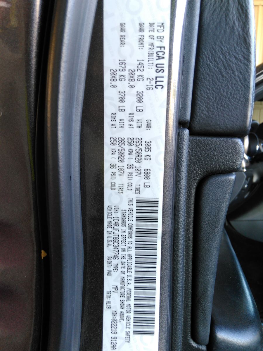 2016 Jeep Grand Cherokee SUMMIT AWD