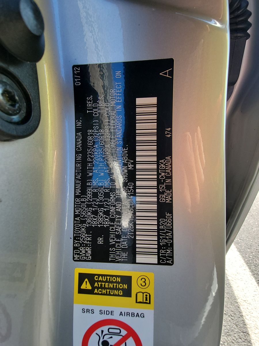2012 Lexus RX  AWD