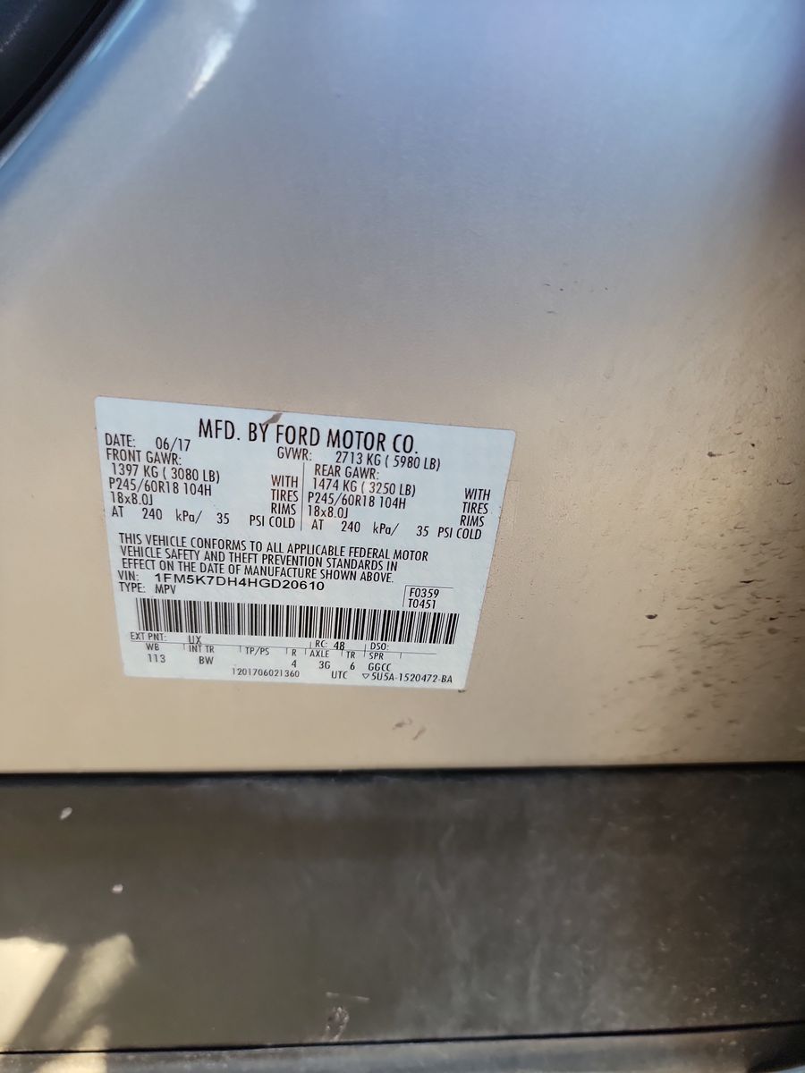 2017 Ford Explorer XLT FWD