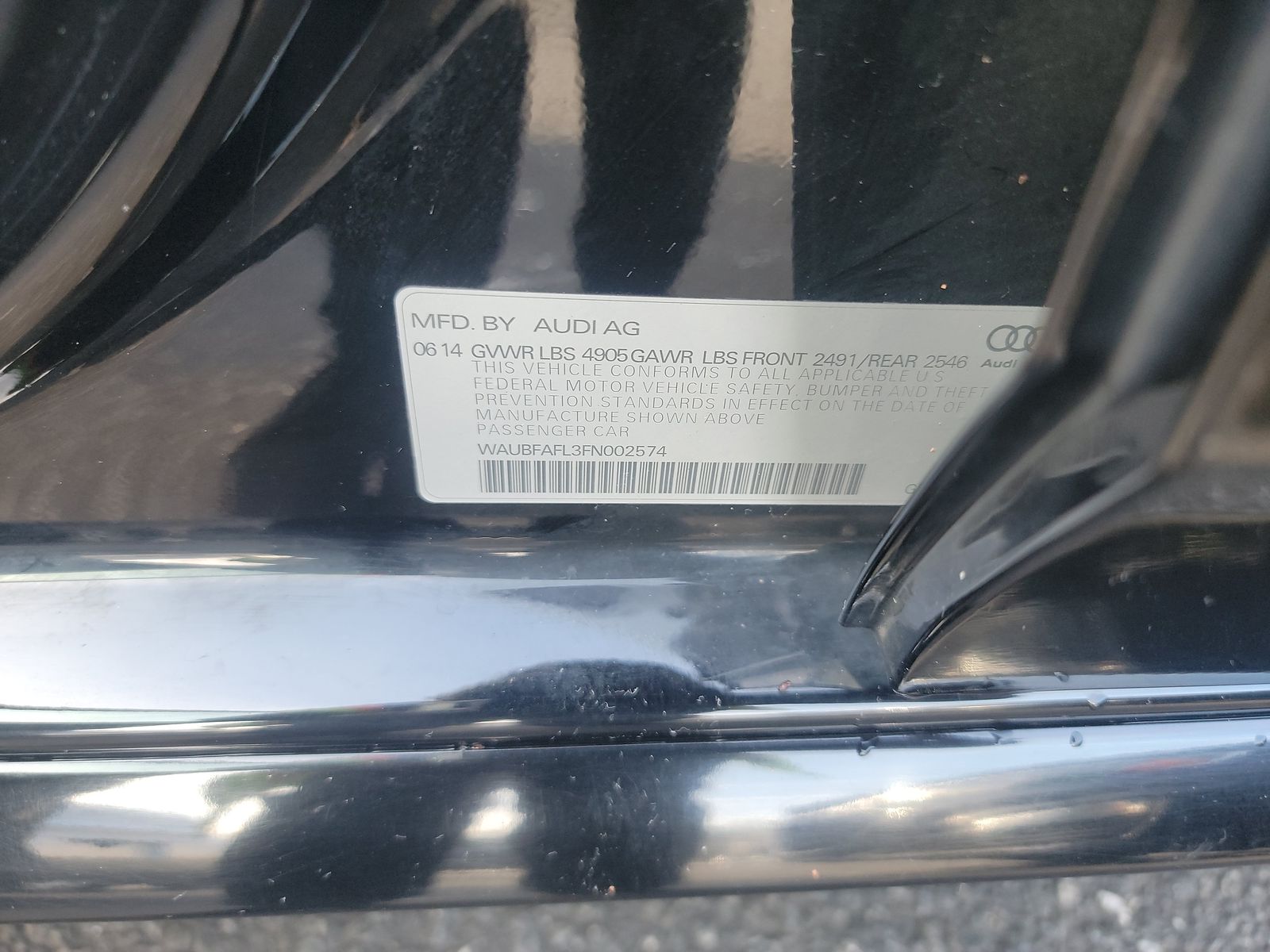 2015 Audi A4 PREMIUM AWD