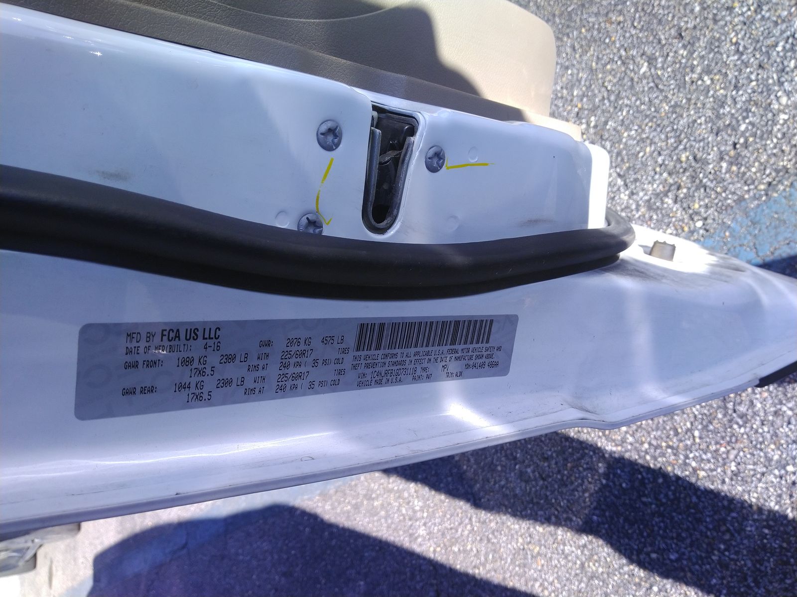 2016 Jeep Patriot HIGH ALTIT AWD