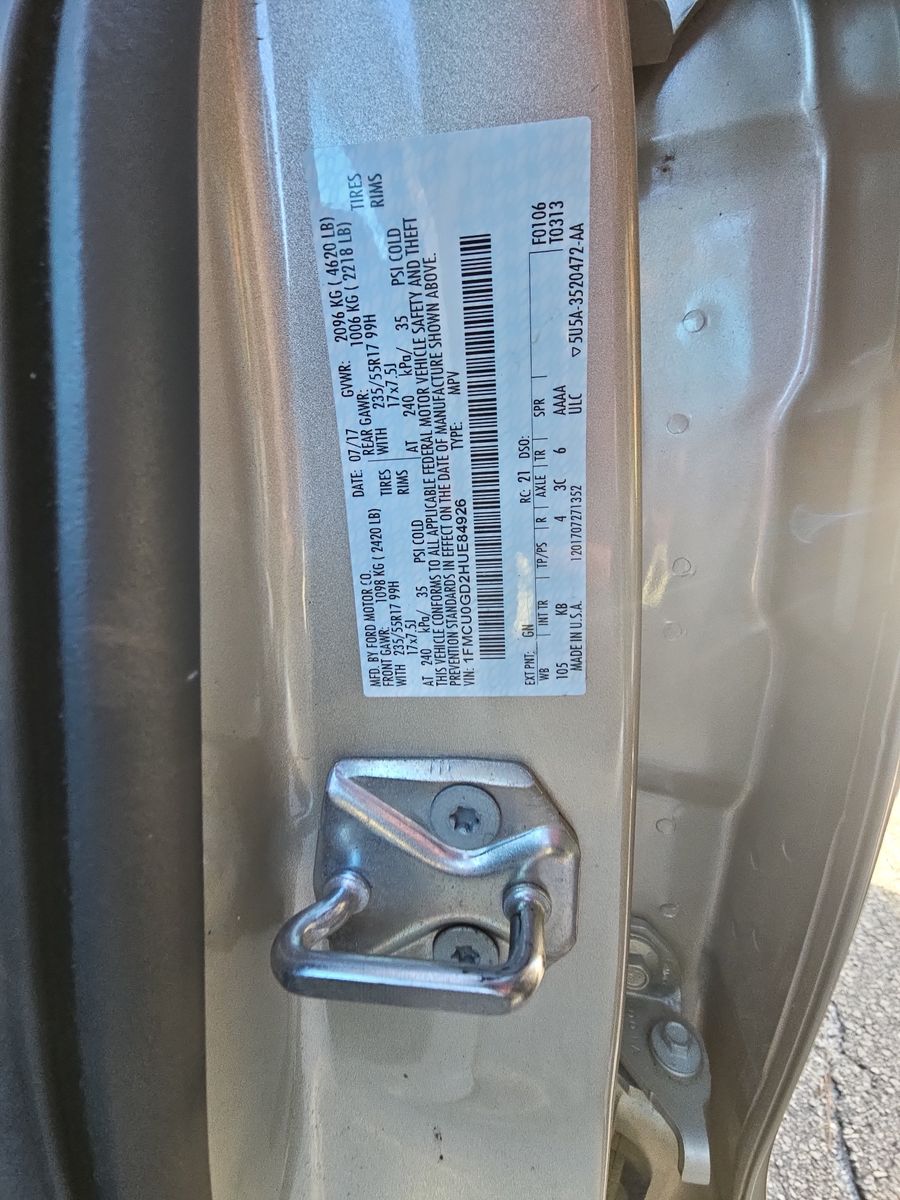 2017 Ford Escape SE FWD