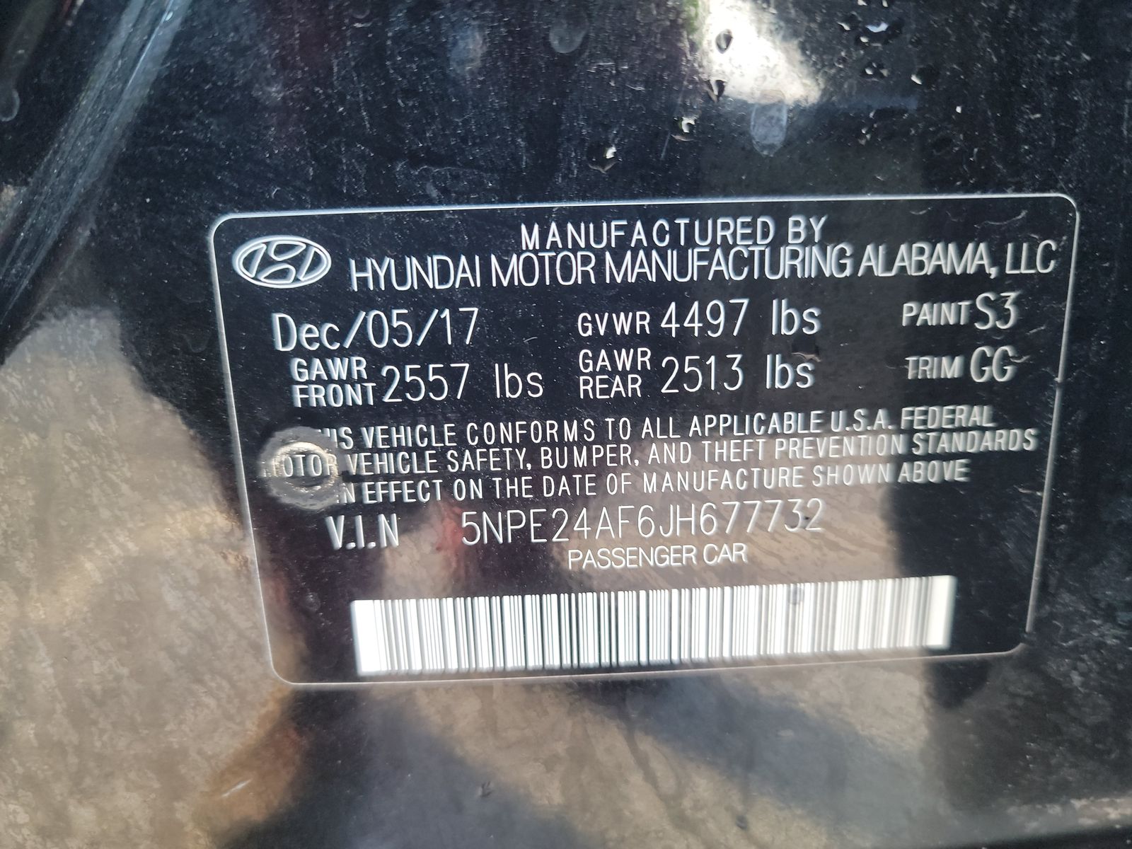 2018 Hyundai Sonata SE FWD