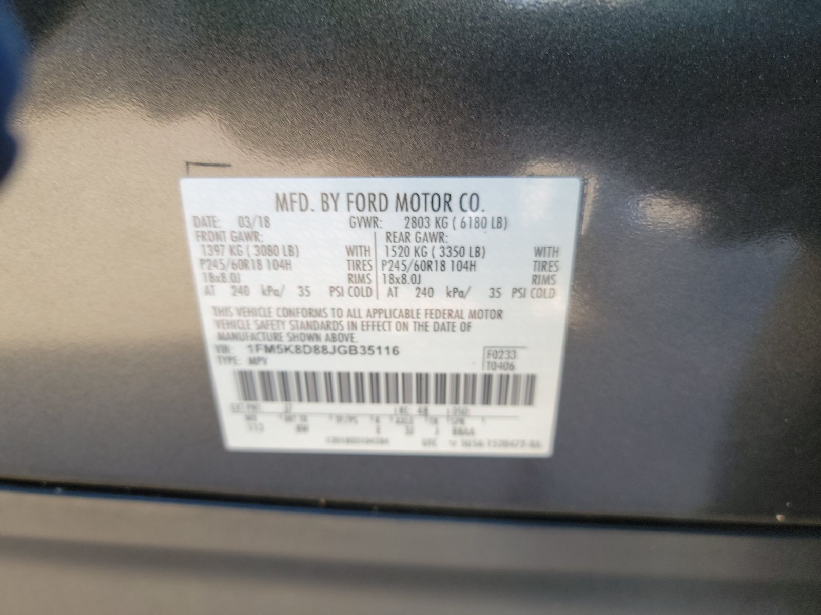 2018 Ford Explorer XLT AWD