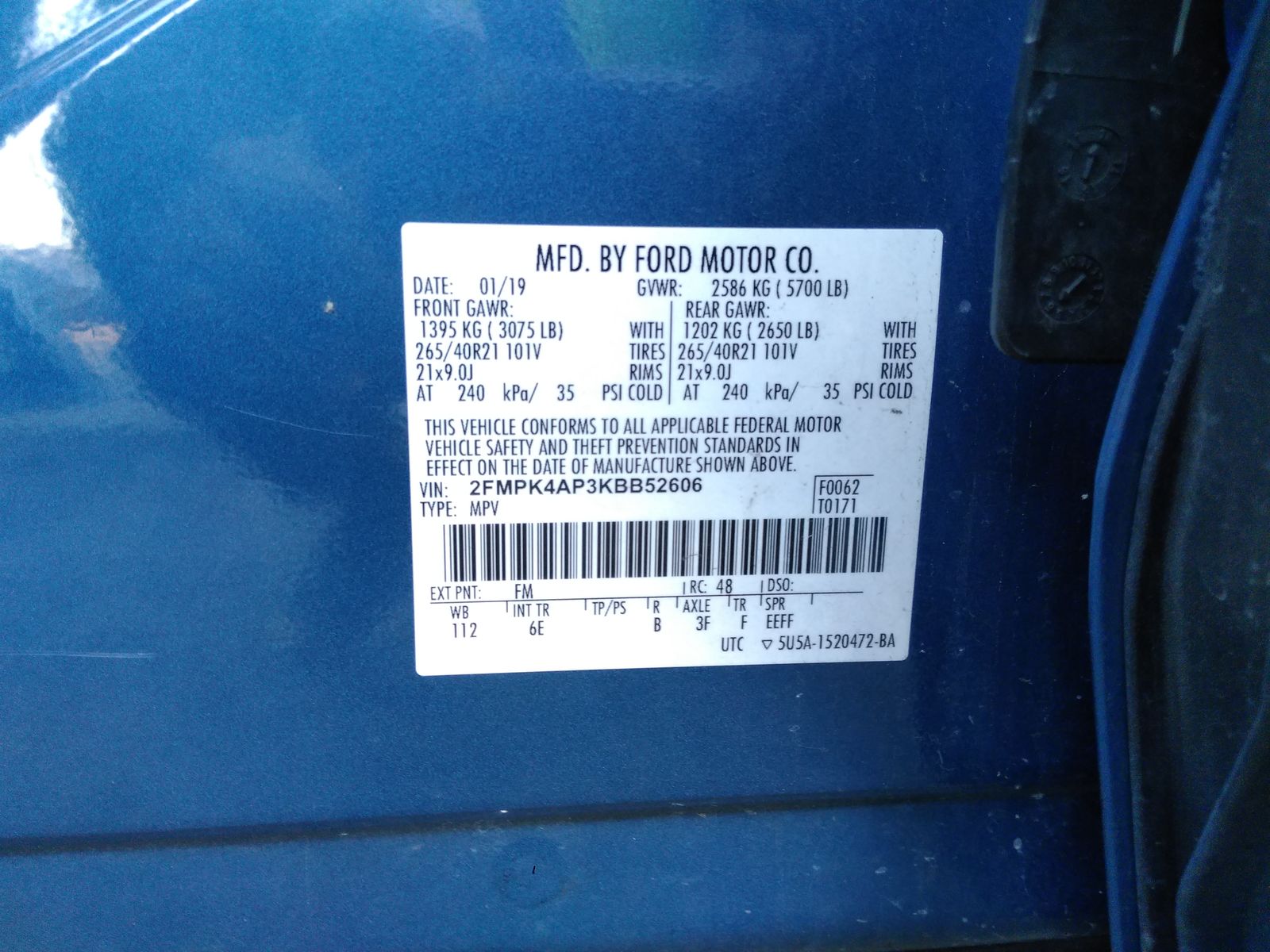 2019 Ford Edge ST AWD