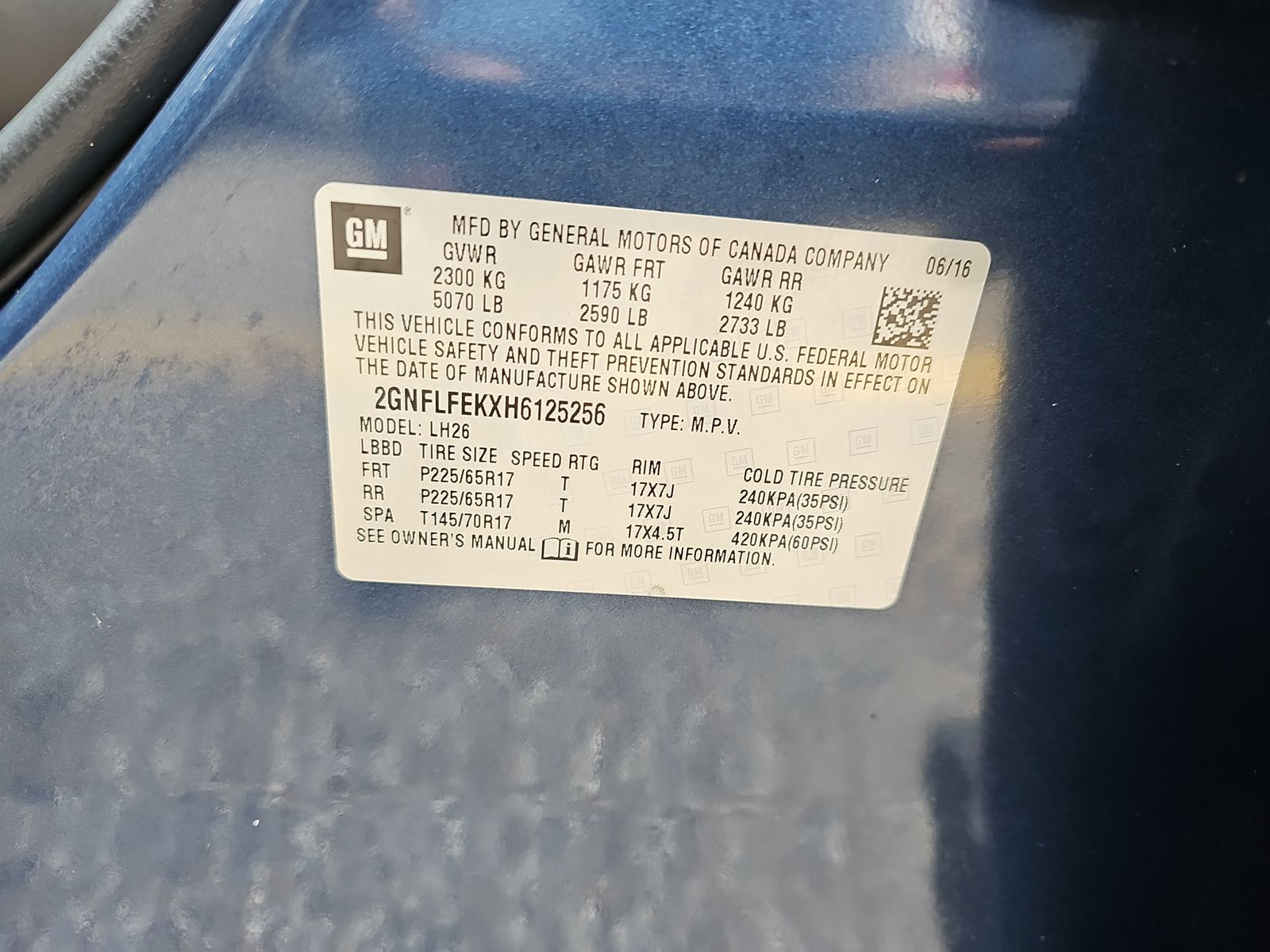 2017 Chevrolet Equinox LT AWD