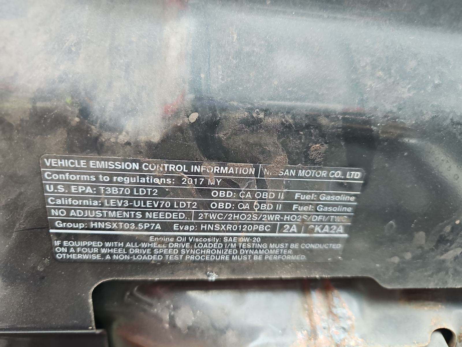 2017 Nissan Pathfinder SV FWD