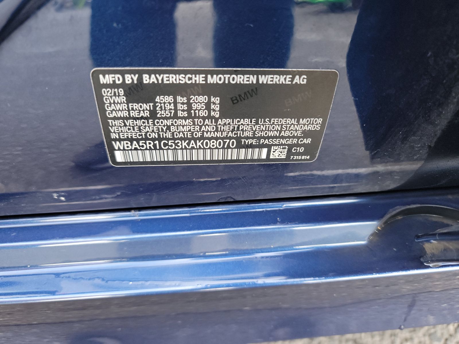 2019 BMW 3 Series 330i RWD