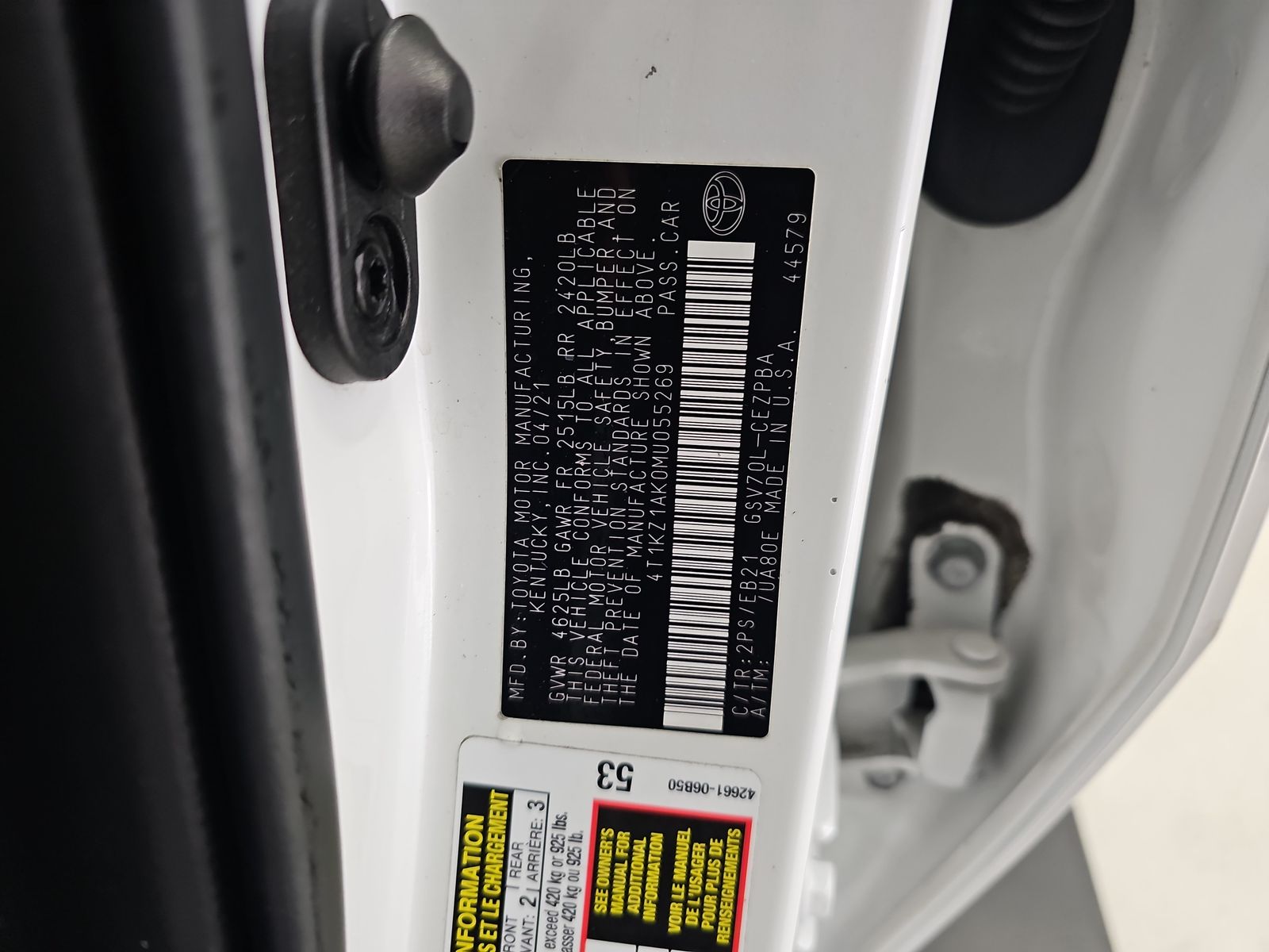 2021 Toyota Camry TRD V6 FWD