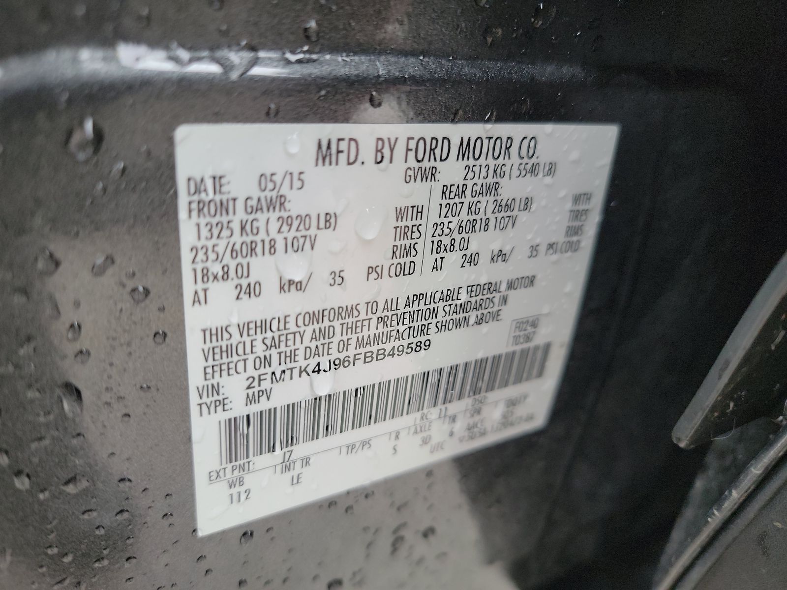 2015 Ford Edge SEL AWD