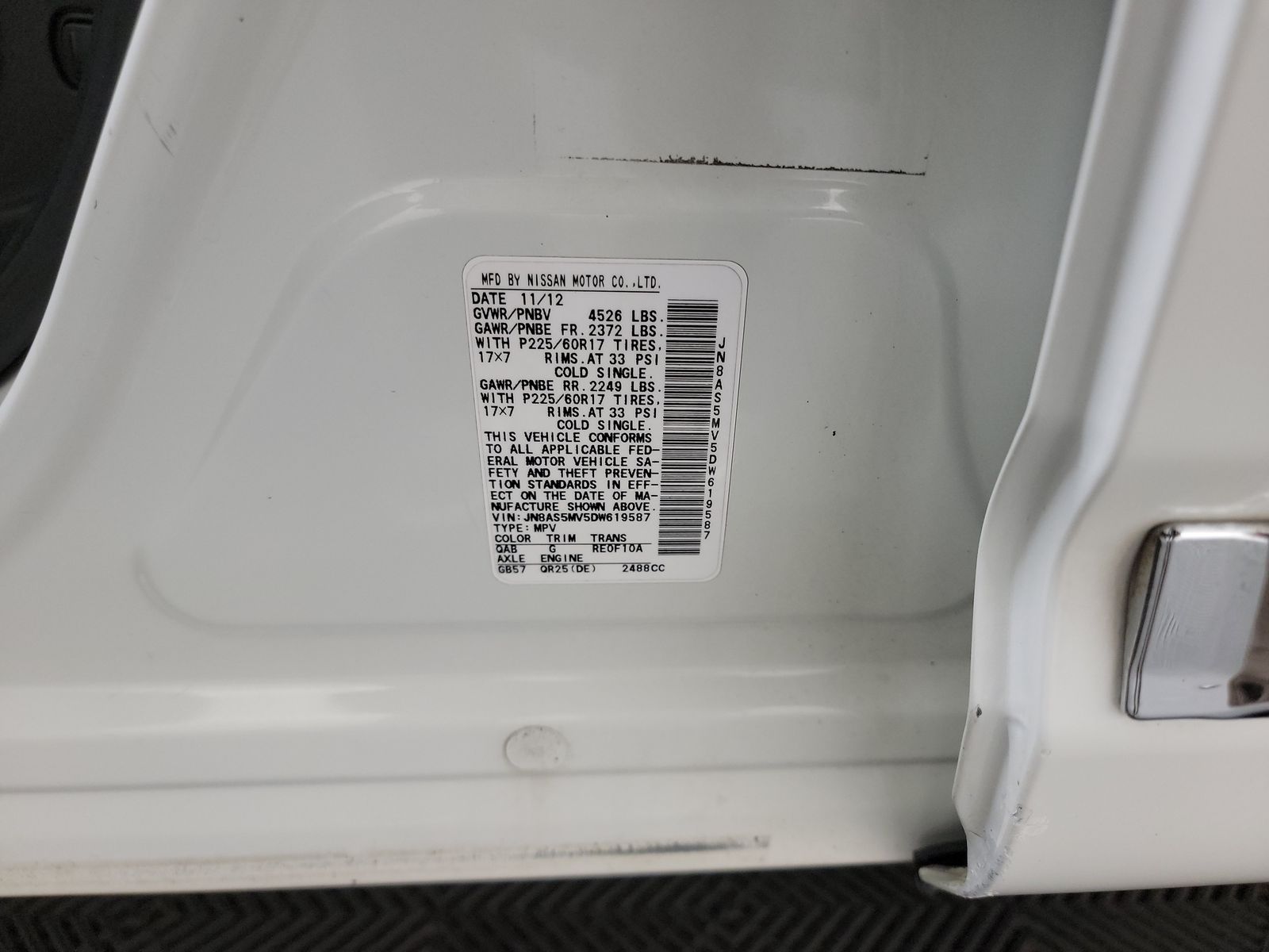 2013 Nissan Rogue SV AWD