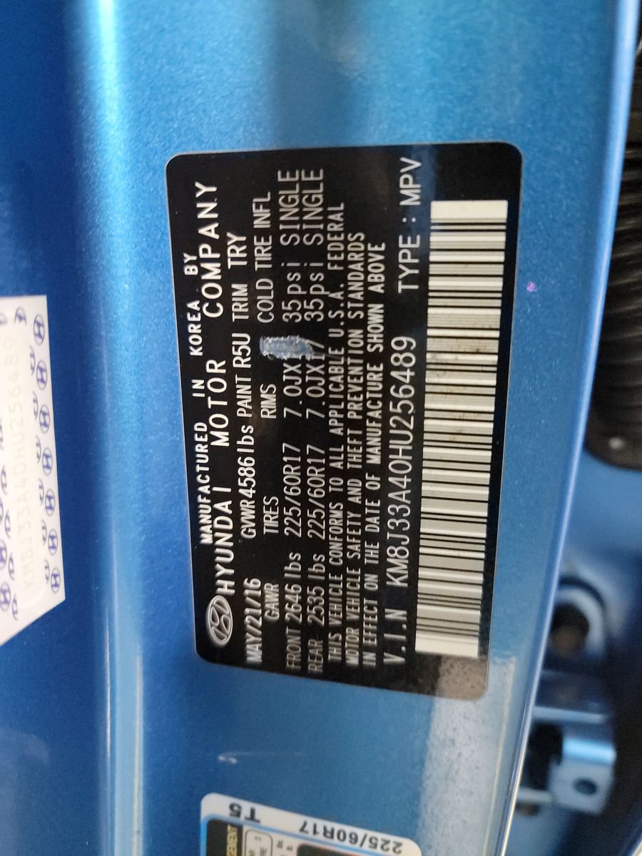 2017 Hyundai Tucson SE FWD