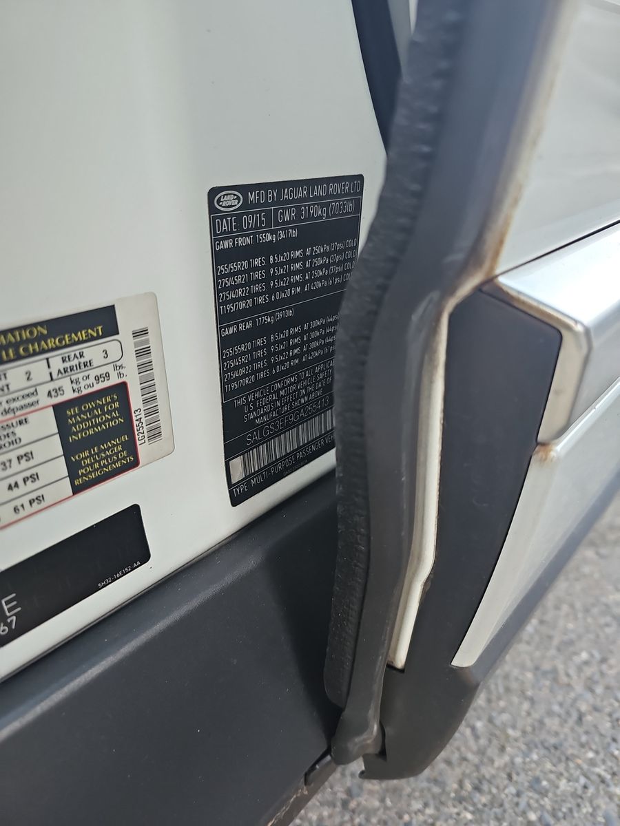 2016 Land Rover Range Rover SUPERCHARG AWD