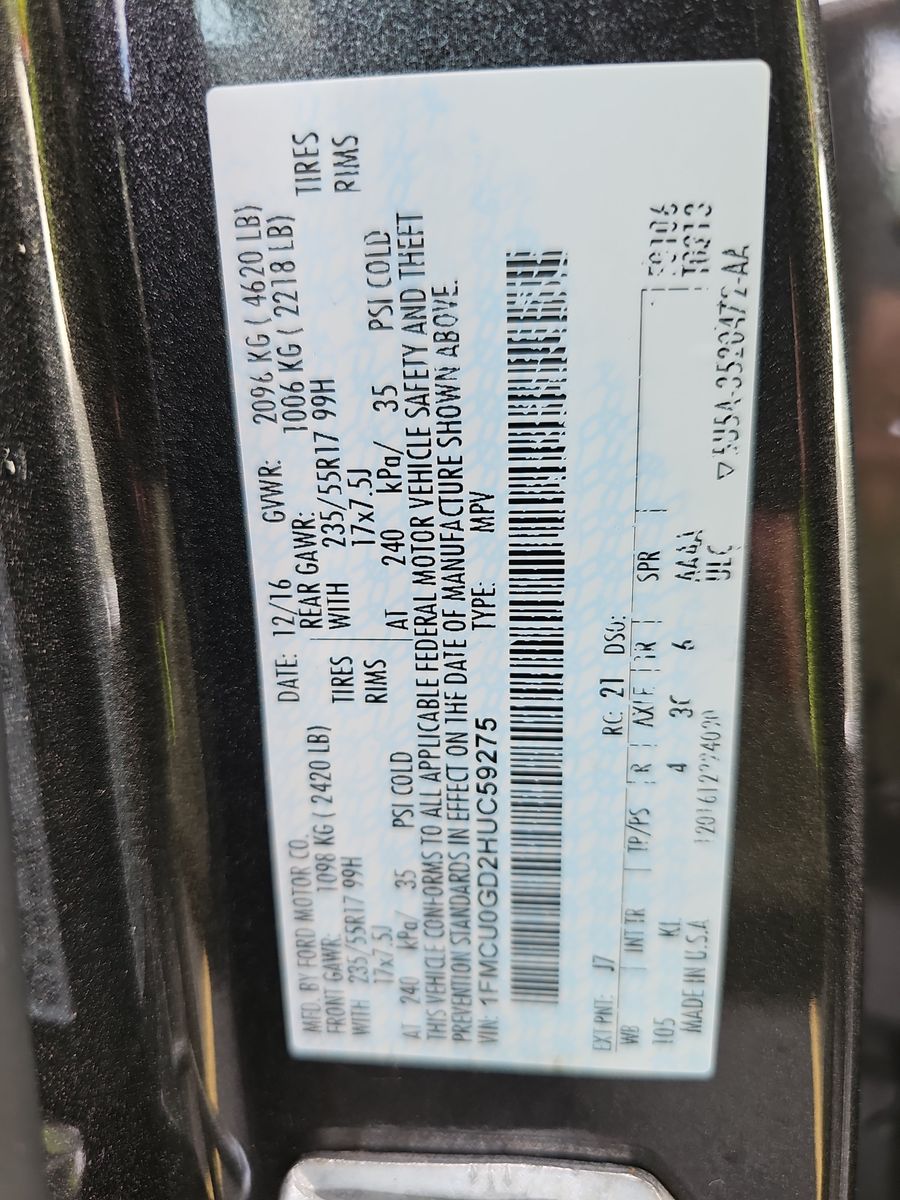2017 Ford Escape SE FWD
