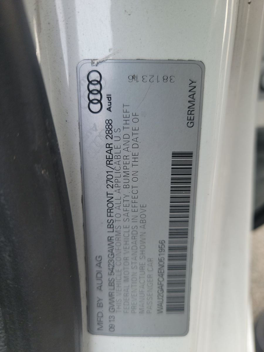 2014 Audi A7 3.0 Prestige AWD