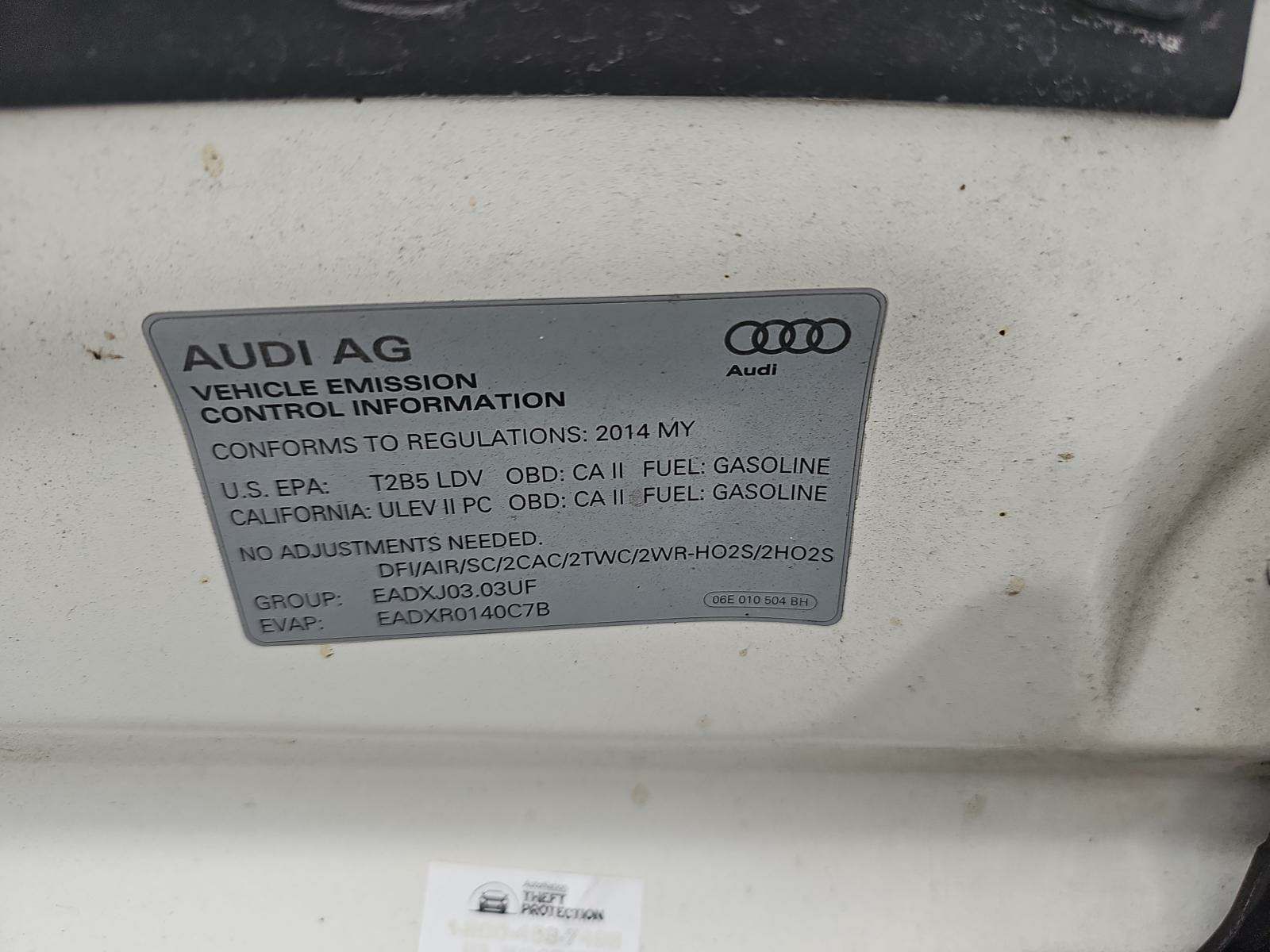 2014 Audi A7 3.0 Prestige AWD