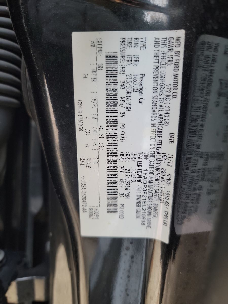 2014 Ford Focus SE FWD