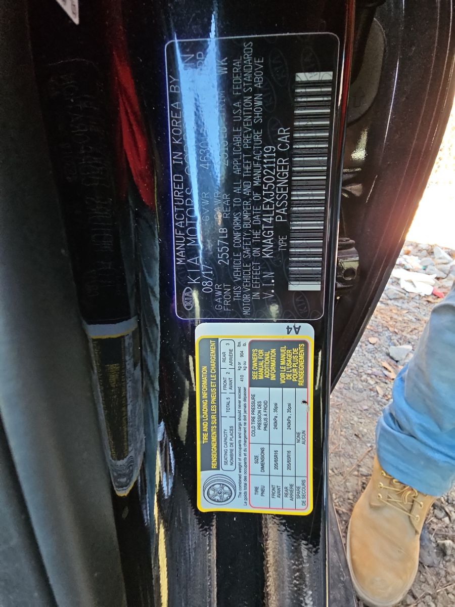 2018 Kia Optima Hybrid Premium FWD