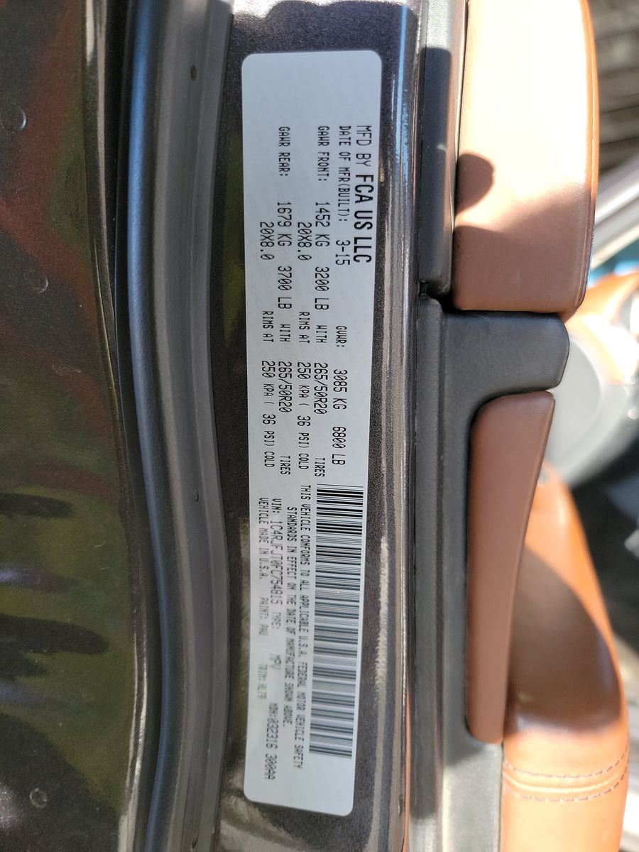 2015 Jeep Grand Cherokee SUMMIT AWD