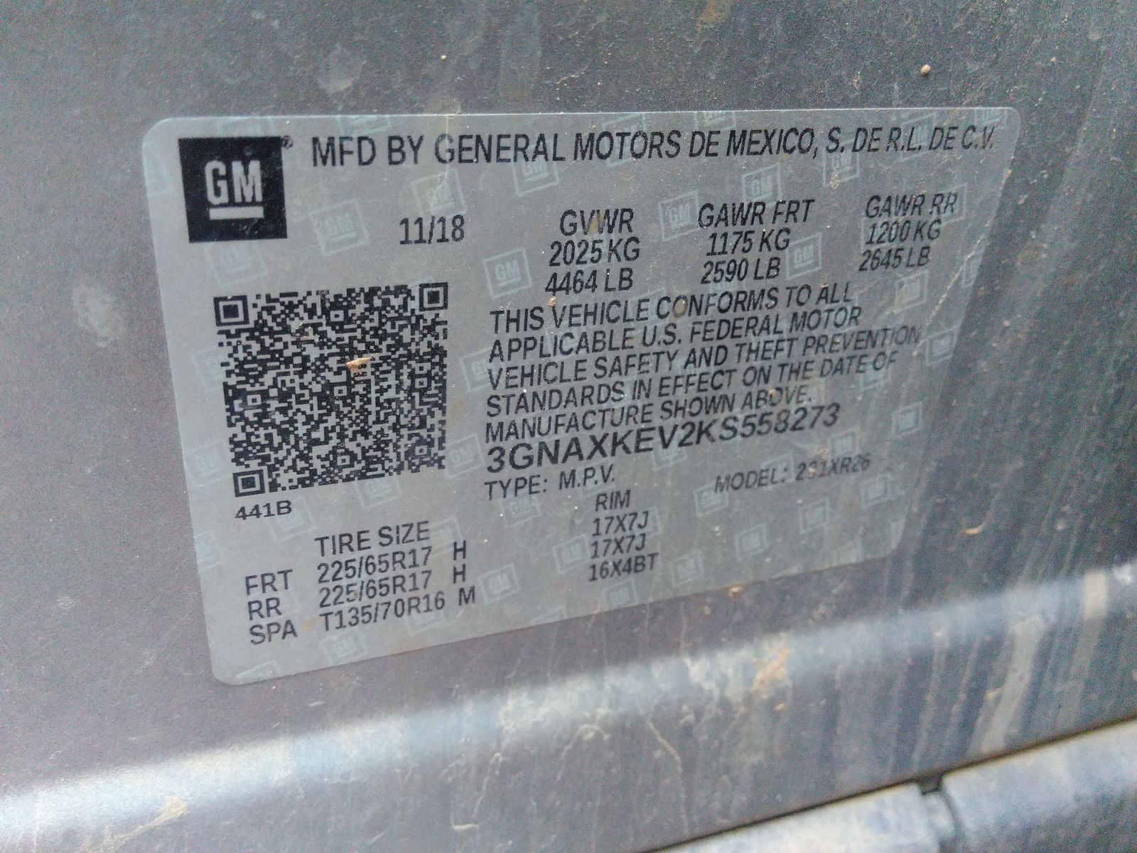 2019 Chevrolet Equinox LT FWD