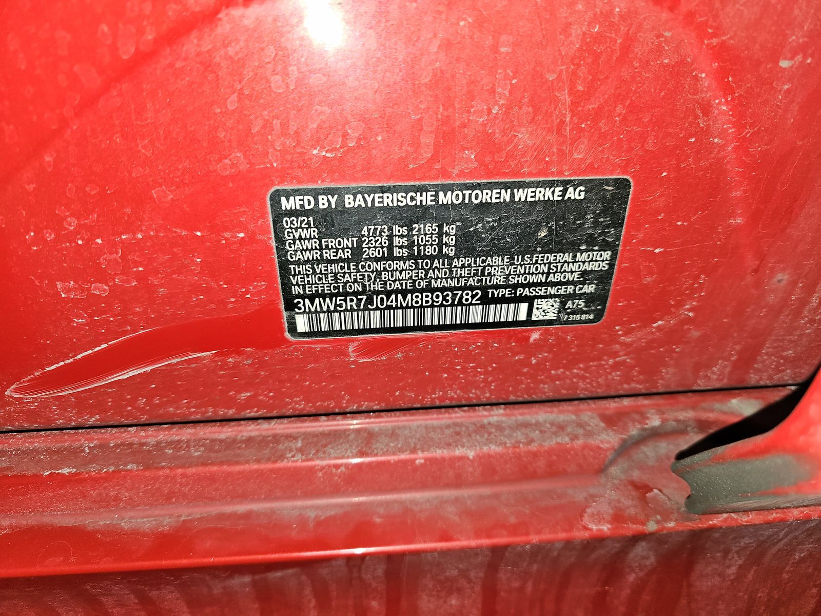 2021 BMW 3 Series 330I XDRIV AWD