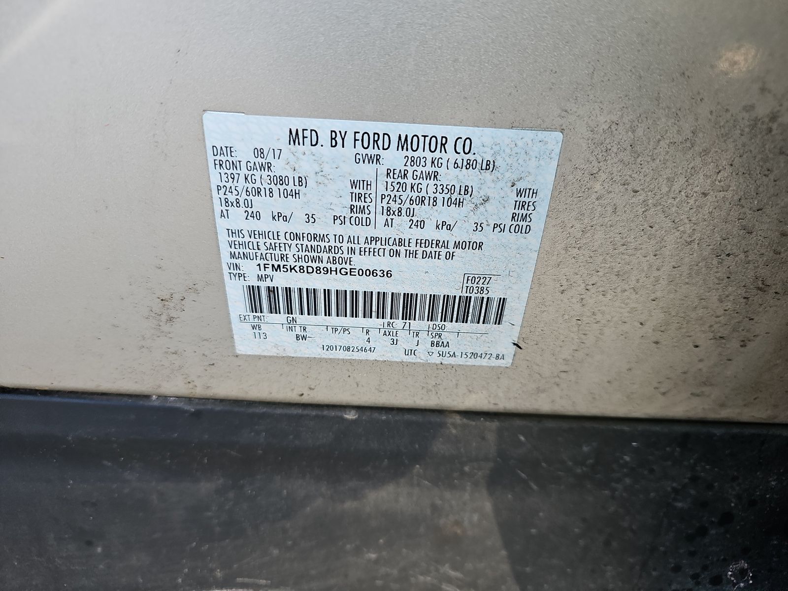 2017 Ford Explorer XLT AWD