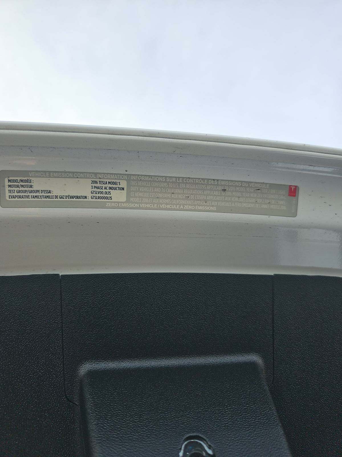 2016 Tesla Model S 75 RWD