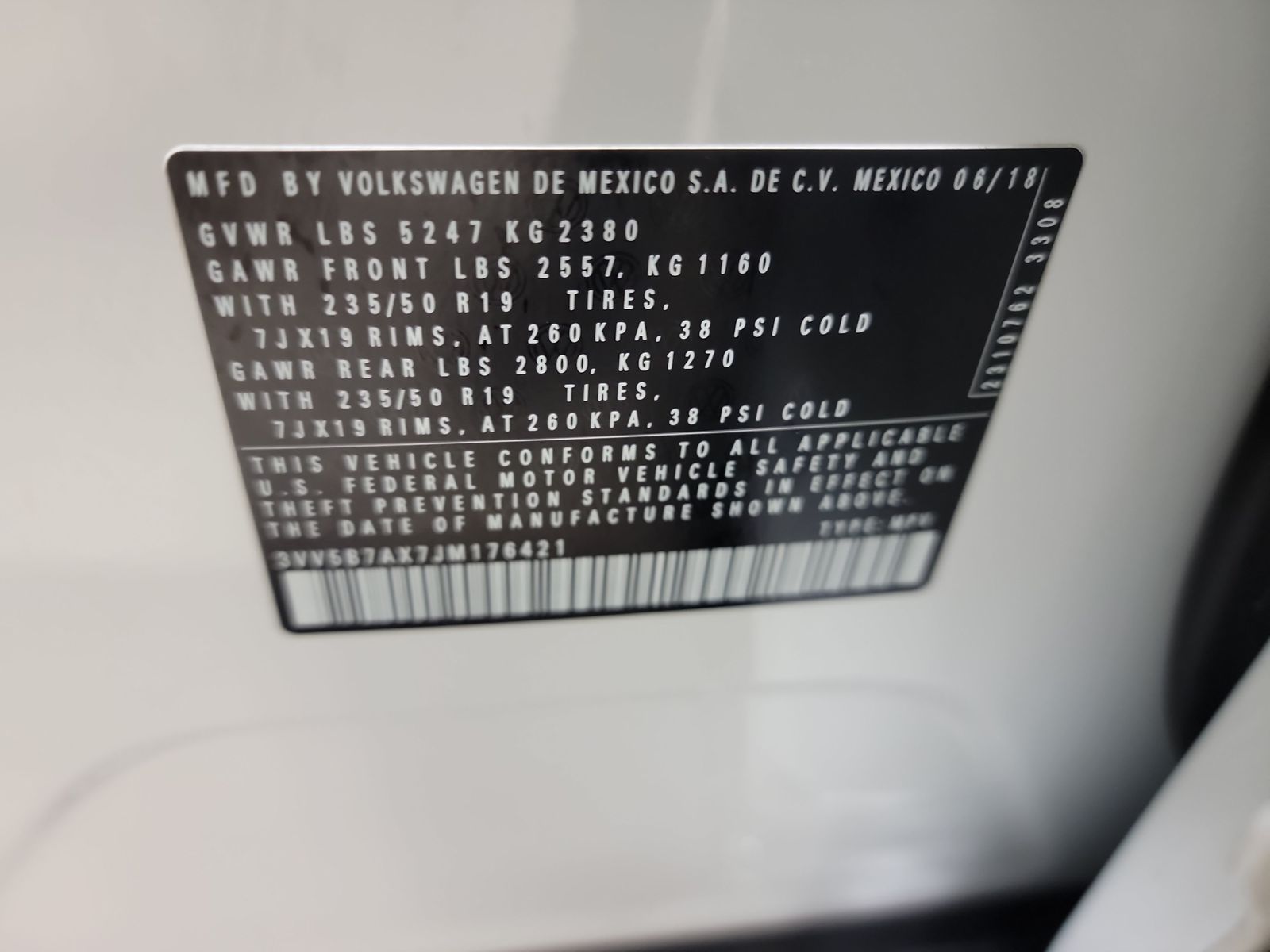 2018 Volkswagen Tiguan SEL PRM FWD